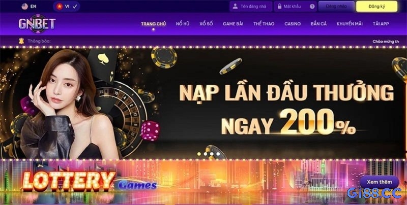 Gnbet - Cổng game giải trí hàng đầu được đánh giá cao