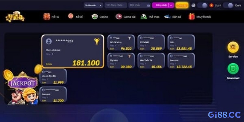 Những khuyến mãi hấp dẫn tại cổng game Vi68