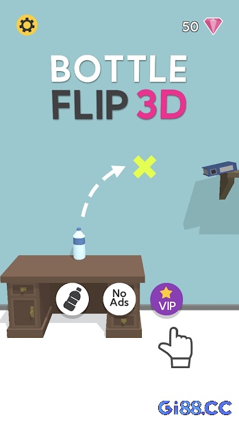 Các màn chơi trong Bottle Flip 3D đa dạng và sẽ có độ khó tăng dần lên