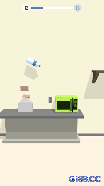 Game Bottle Flip 3D có đồ họa được thiết kế tối giản nhưng đẹp mắt