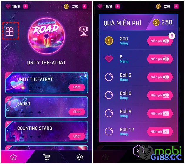 Sẵn sàng lăn bóng theo điệu nhạc? Tải Dancing Road ngay trên Android