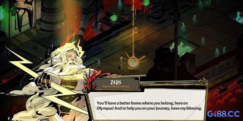 Nhận sức mạnh từ các vị thần để chống lại Địa Ngục trong game Hades