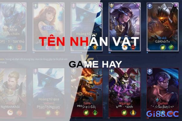 Nếu là người có tính cách vui vẻ, hài hước có thể chọn cách đặt tên hay trong game theo phong cách dễ thương hoặc hài hước