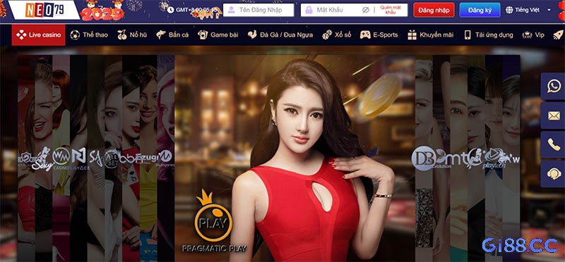 CÁc trò chơi casino tại NEO79 đa dạng và chuyên nghiệp