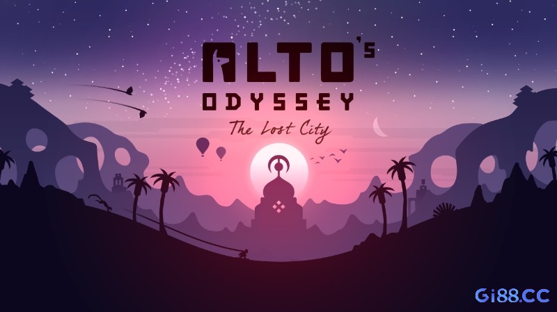 Những game hay trên ios miễn phí Alto's Odyssey mang đến trải nghiệm thư giãn giữa sa mạc kỳ ảo cùng chế độ Zen không áp lực