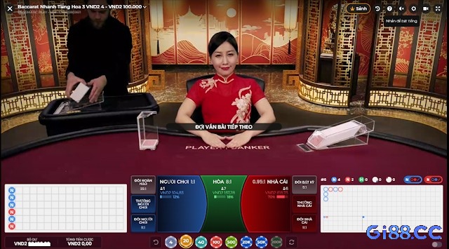 Live baccarat chất lượng cao cần độ phân giải HD, góc quay đa chiều và giao diện dễ thao tác
