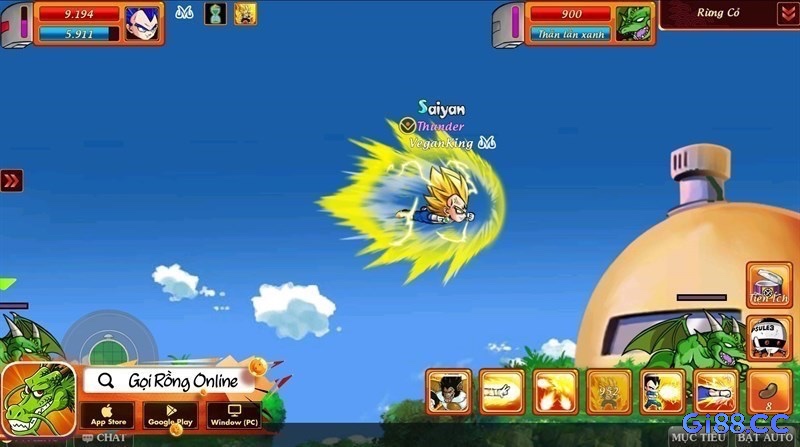 Với lối chơi đa dạng anh em game thủ có thể bay lượn, chiến đấu với quái vật hoặc trò chuyện cùng bạn bè