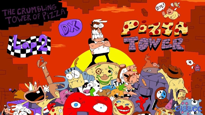 Pizza Tower gây sốt nhờ gameplay tốc độ cao và phong cách pixel retro