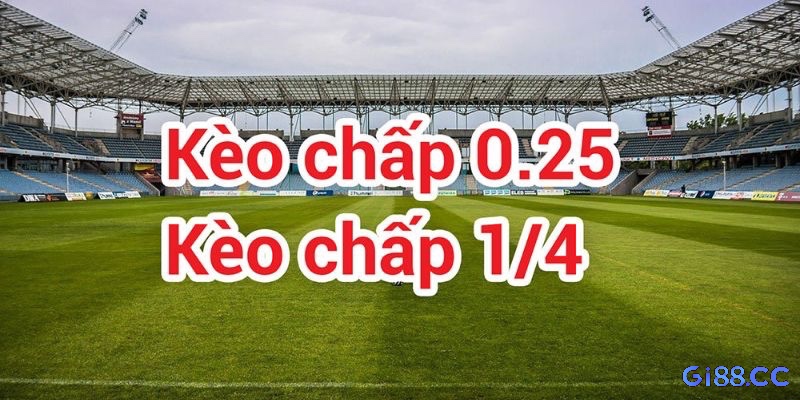 Theo cách tính tài xỉu bóng đá, kèo 0.25 áp dụng nguyên tắc thắng/thua nửa nhưng ngược so với kèo 0.75.