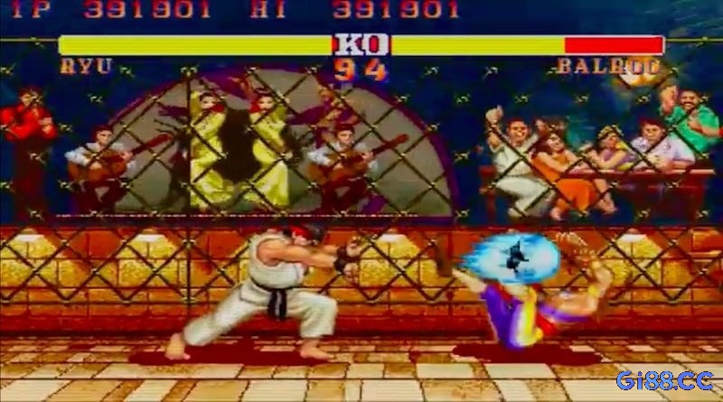 Street Fighter là một trong những trò chơi đình đám khi nhắc đến chơi game thùng trên PC