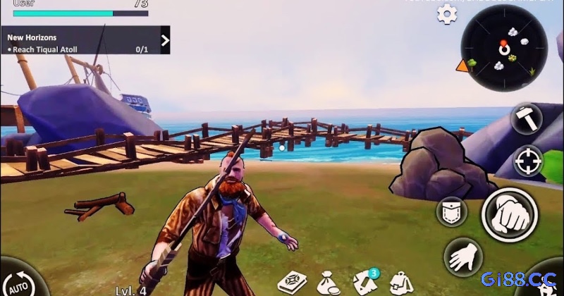 Survive: Game sinh tồn trên đảo hoang với đồ họa 3D và gameplay đa dạng cho mobile.
