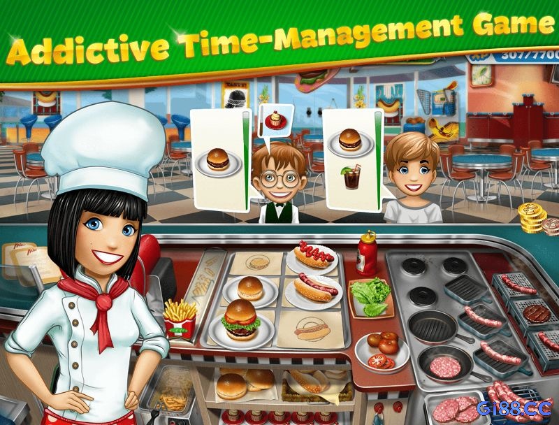Cooking Fever – game quản lý nhà hàng Android hấp dẫn với gameplay tốc độ cao