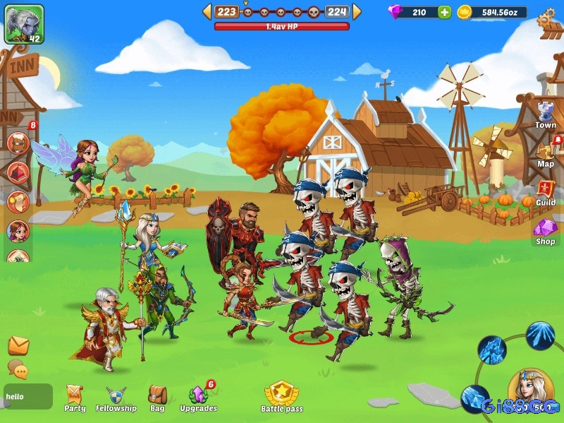 Idle RPG – Dòng game nhàn rỗi, cho phép nhân vật tự động chiến đấu và phát triển ngay cả khi offline